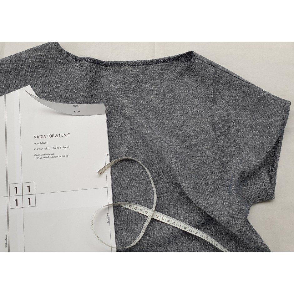 Nadia Top and Dress: Women's PDF Sewing Pattern